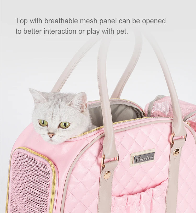 Elegant Pet Carrier Handbag