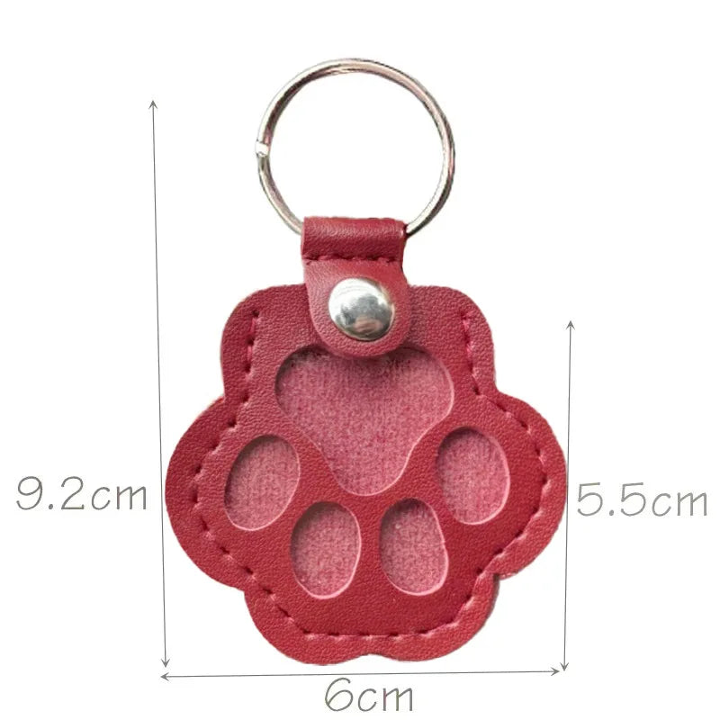 Red memorial keyring for pet&