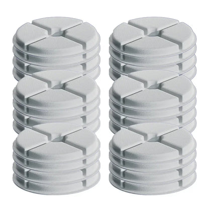 Set of 24 filters for ceramic cat water fountain displayed on a white background.